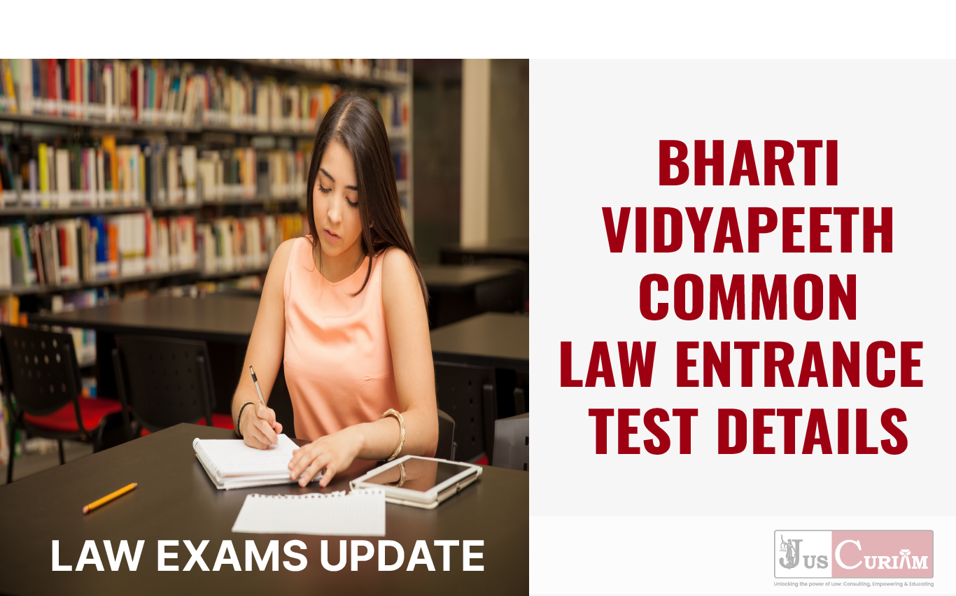 BHARTI VIDYAPEETH COMMON LAW ENTRANCE TEST DETAILS