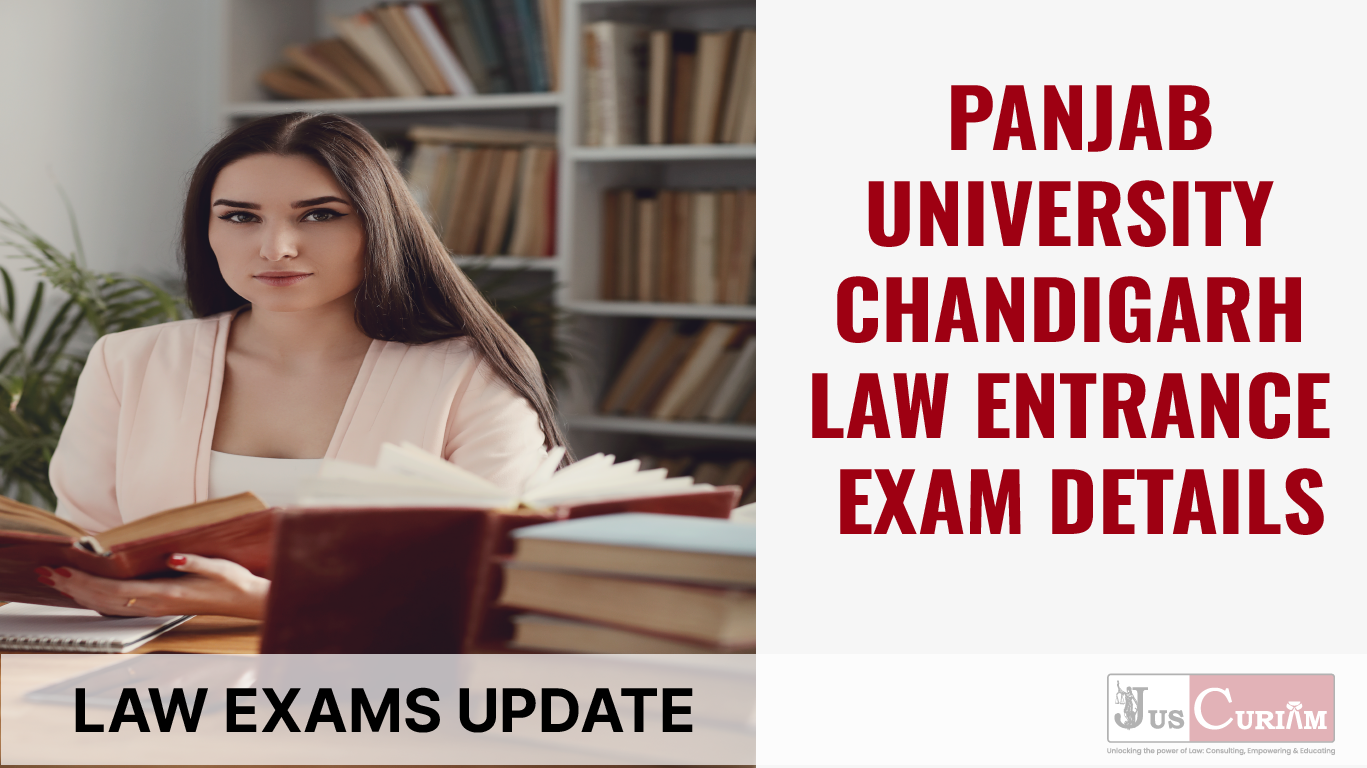 PANJAB UNIVERSITY LAW ENTRANCE EXAM DETAILS
