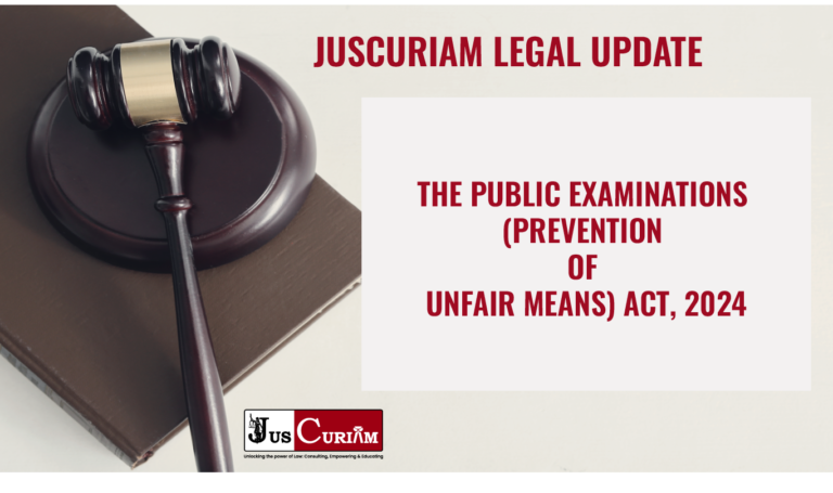 THE PUBLIC EXAMINATION (PREVENTION OF UNFAIR MEANS) ACT, 2024