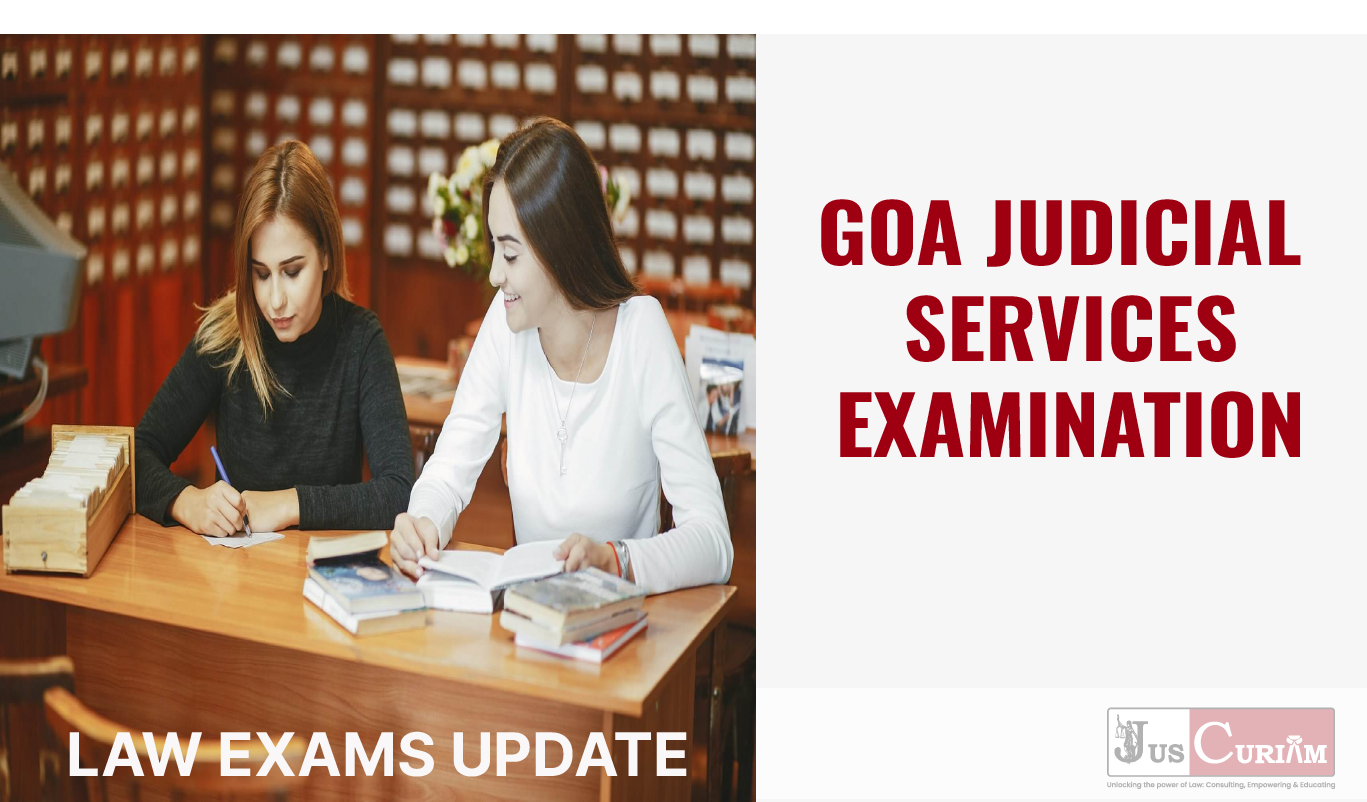 GOA JUDICIAL SERVICES EXAMINATION